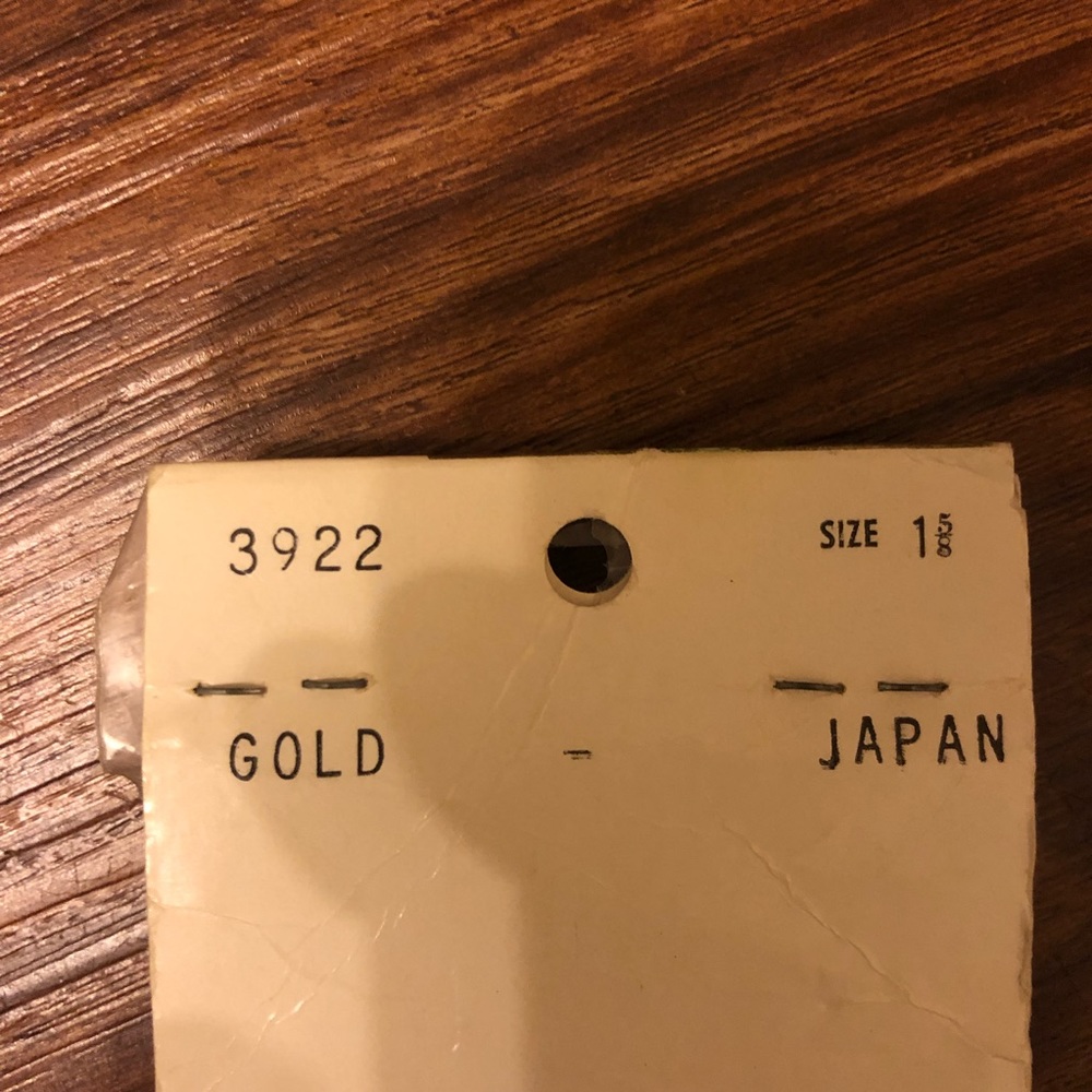 Vintage La mode gold belt buckle Set of 2 - Picture 3 of 3